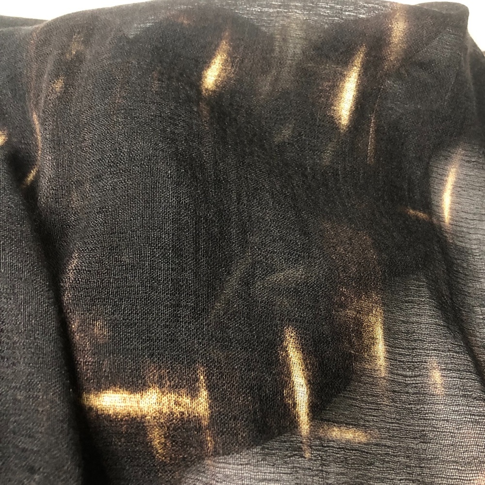 Akris Black Multicolored Abstract Scarf - Picture 8 of 10
